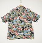 Vintage Reyn Spooner Hawaiian Thunderbird Shirt Men s Xl  Short Sleeve Usa