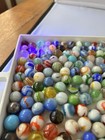 339 Vintage Glass Marbles Lot Includes Uv Reactive Uranium   Cadmium Marbles