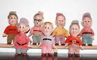 Disney s Knickerbocker  seven Dwarfs  - Rare 1938 Complete Set Of Dwarfs
