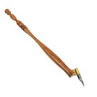 1 Set Dip Pen Wooden English Calligraphy Oblique Nib Holder With Mini Box And   