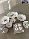 Disney Parks Christmas Dinner Setting Collection Brand New