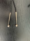 Vintage Sterling Silver Turquoise Bolo Tie
