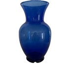 11 Inch Cobalt Blue Glass Vase   