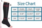 Compression Socks For Men Women Best Varicose Veins Flight Knee High Open Toe