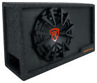Rockville Rvs12a 12  Slim Vented Powered Car Subwoofer Enclosure  1400 Watts