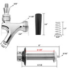 Single Tap Kegerator Door Mount Conversion Kit With Dual Gauge Cga-320 Regulator