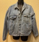 Hard Rock Cafe Jacket Denim Xl Blue Jean Save The Planet Vintage Washington Dc