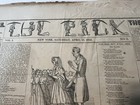 Rare -    the Pick    Humorous Newspaper  April 1852  Large Fold-out  Good  Cond 
