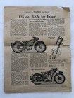 1946-8 Bsa Motorcycle Motor Cycling Vintage Advertising British