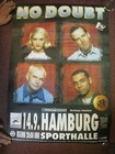No Doubt Poster Gwen Stefani Hamburg Sept 14 Sporthalle