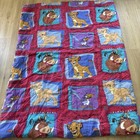 Vintage 90s Disney Lion King Twin Comforter  Pillow Case  Flat And Fitted Sheets