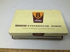 Vintage Toshiba 8 Transistor Model 8tm-613portable Radio Japan W  Case -with Box