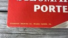 Stegmaier   s Porter Wilkes Barre Pa 1940   s Cardboard Easel Back Sign W  Tap Knob