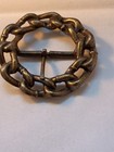 Vintage Punk Rock Intricate Large Chain Link Design Belt Buckle Heavy  Good Cond