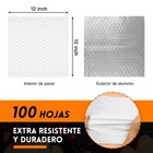 100 Pcs Insulated Sandwich Wrappers 12x12  Aluminum Foil Sheets