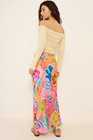 Spell Margi Hour Floral Bias Pull On Maxi Skirt L