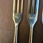 3 Prong Trident Fondue Forks Appetizer Charcuterie France 9       Lot Of 7