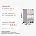 Vevor Phase Converter 7 5hp 23a 220v 1 Phase To 3 Phase Digital Phase Shifter
