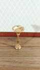 Dollhouse Miniature Ashtray Gold Metal Standing Pedestal 1 12 Scale
