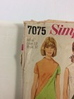 1967 Simplicity 7075 Vintage Sewing Pattern Women One Piece Dress Size 12