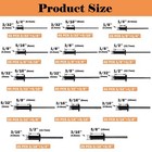 Heavy Duty Riveter Kit pop Rivet Gun With Black Pop Rivets Assortment Kit 500   