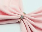 Beautiful 14k Karat Solid Rose Gold Designer Diamond Baby Ring - Size 2 50