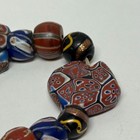 Antique Venetian Millefiori   African Trade Beads     36 Beads  Mixed Styles