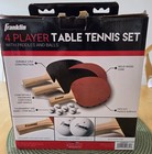 Franklin 4 Player Ping Pong Paddle Set W  6 Table Tennis Balls New            