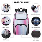 Bowling Ball Bag For Women  Bowling Backpack For Single Ball With Shoe Compar   