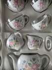 Vintage 1990s Kids Porcelain China Tea Set 17 Piece -  New