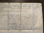 John M gregory Signed 1842 Jackson County Va  West Virginia Land Grant Document