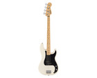 Used Fender Standard Precision Bass Guitar - Olympic White W maple Fb