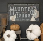 Ragon House Halloween Haunted Tours Ghosts Metal Sign 24  New