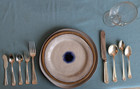 Livingston By Whiting Sterling Flatware Antique Round Soup Spoon  gumbo  7 In