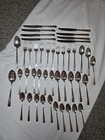 1881 Rogers Silverplate Oneida Proposal Pattern Mixed Lot 44 Pcs  Flatware Mcm