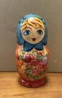 Vintage Set Of 5  Russian Nesting Dolls  Hand Painted