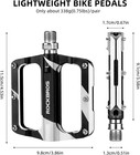 Rock Bros Mountain Bike Pedals Flat Bicycle Mtb Pedals 9 16 Lightweight Road Bik