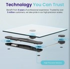 Digital Body Weight Bathroom Scale Large Blue Lcd Backlight Display 6mm 400 Lb