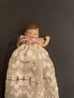 3 Vtg Dolls  Ari Girl Baby Rubber In Lace Dress  9    Penny Brite  Calico Critter