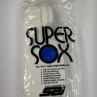 Vtg Girl   s Orlon Acrylic Low Socks Roll Top Ivory Nos 80 s Super Sox Usa 
