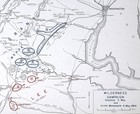 Civil War Map 102 Battle Of Wilderness Campaign Lee Vs Grant Rapidan River May 3