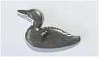 Danforth Pewter Mallard Duck Pin Back Tie Tack Fine Cast Pewter 1992 Signed