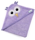 Grayson   Rose Kids Baby Hooded Purple Owl Beach Bath Towel 35x35 New  24 99