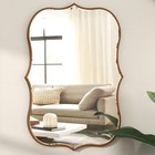 Shyfoy Antique Gold Mirrors For Wall Decor Decorative Wall Mirror Large 25  L   