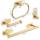 4pcs  Bathroom Hardware Set Stainless Steel Towel Bar