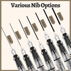 Calligraphy Set  7 Calligraphy Pens With Different Nibs And 40 Ink Cartridges In