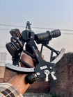 Black Nautical Tamaya Working Sextant 9  Vintage Navigational Marine Instrument