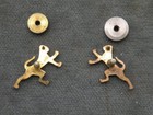 Original   Prewar ww2  Pair   65th Coast Artillery  Di   Dui   Crest  Sb  Nhm