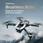 Brushless Rc Drone 8k Dual Camera Wifi Fpv Drone Foldable Quadcopter 3 Battery