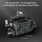 Smallrig Universal 15mm Rail Support System W  15mm Rod Clamp And Qr Plate 2272